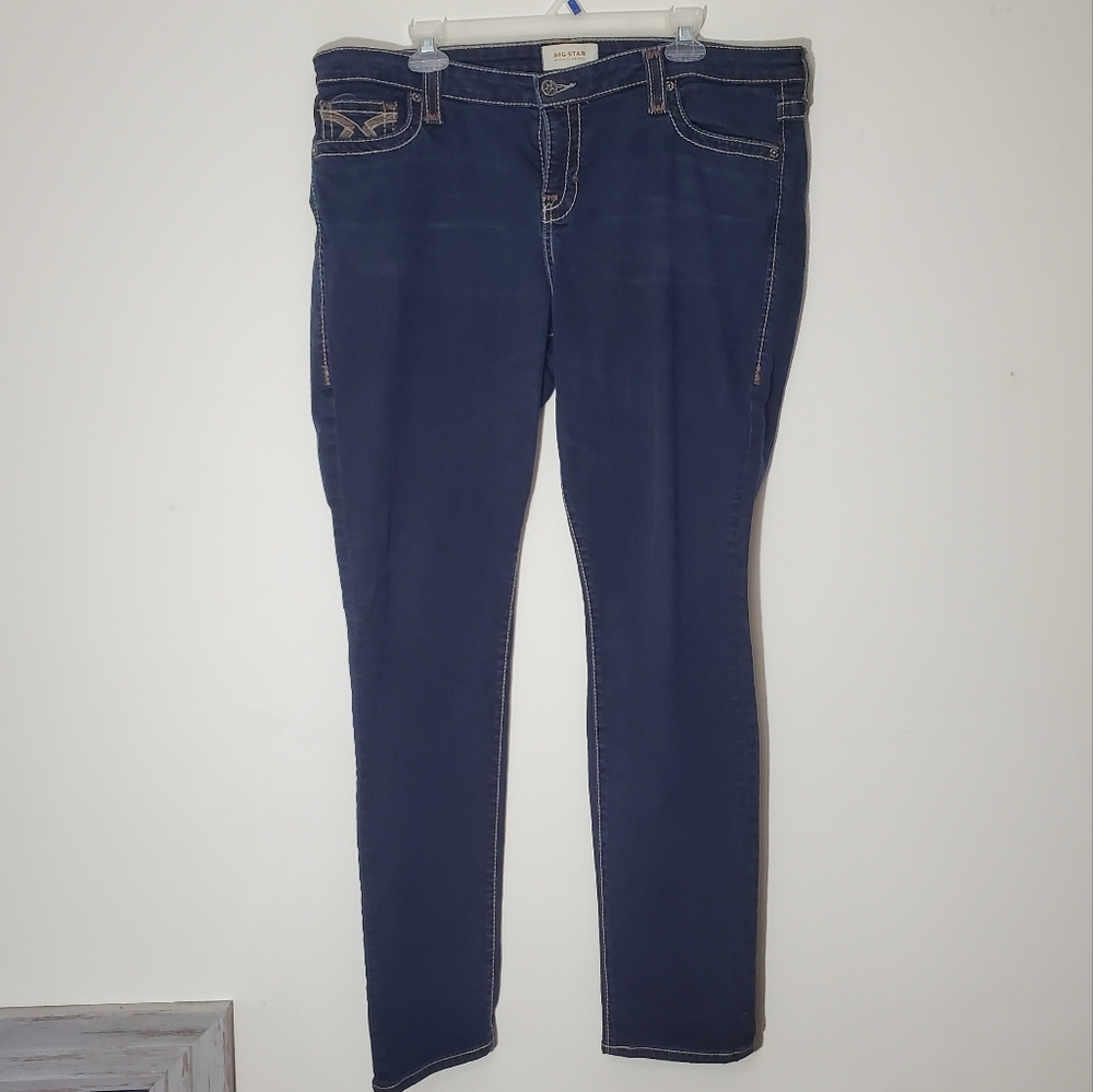 Big Star‎ Maddie Skinny Dark Wash Size 36 Long